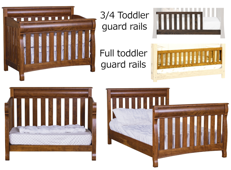 4 in 1 Convertible Crib